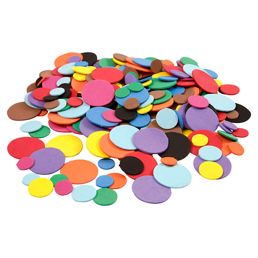 Creativ company foamvormen rondjes, 300st.