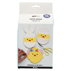 Creativ company mini hobbyset decoraties van papier, karton met decoratie, 1 set