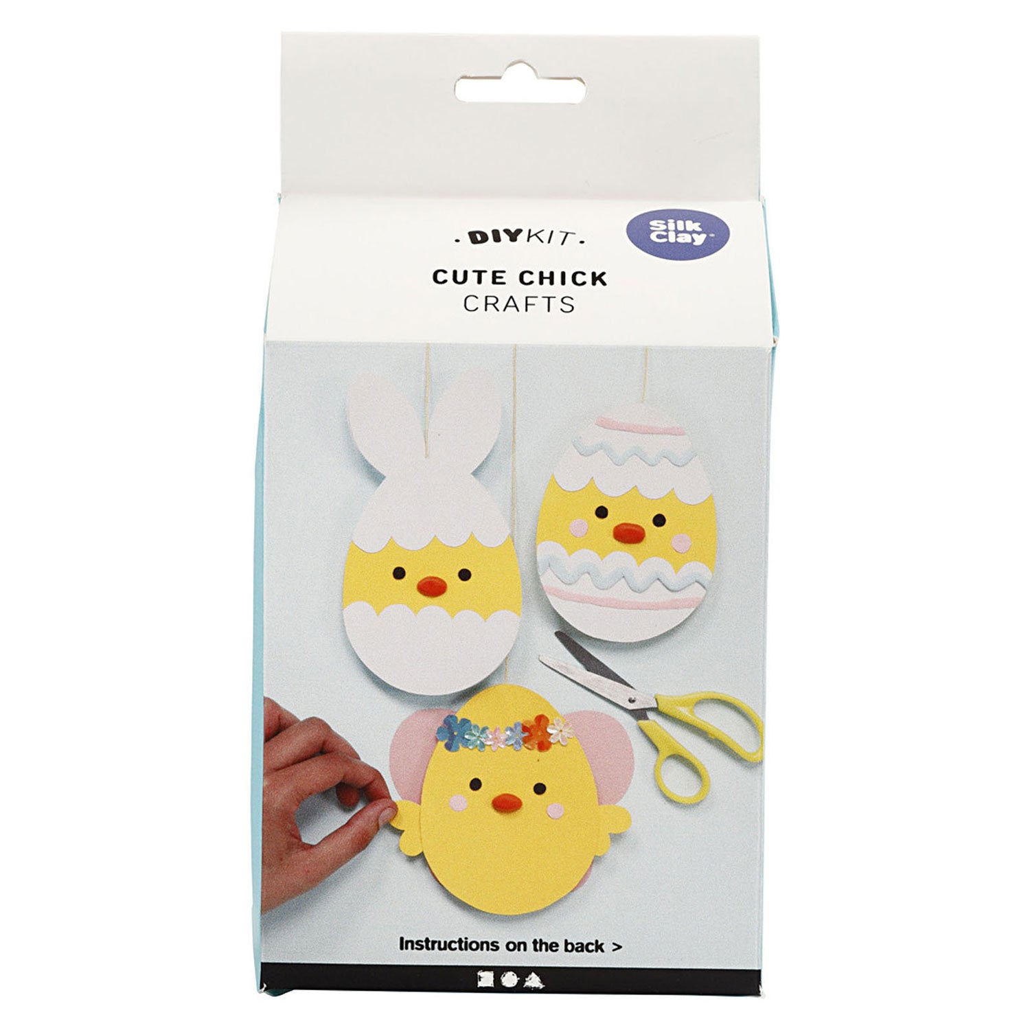 Creativ company mini hobbyset decoraties van papier, karton met decoratie, 1 set