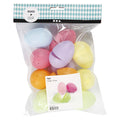 Creativ company plastic eieren gekleurd, 12st. 6cm