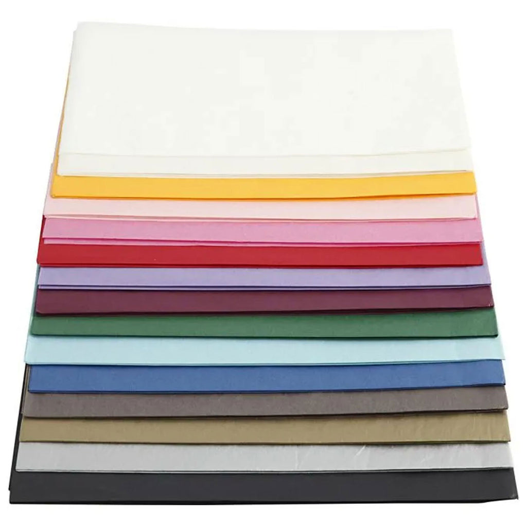 Creativ company tissuepapier, vel 50x70 cm, 17 gr, diverse kleuren, 15x2 vel, 30 vel 1 doos