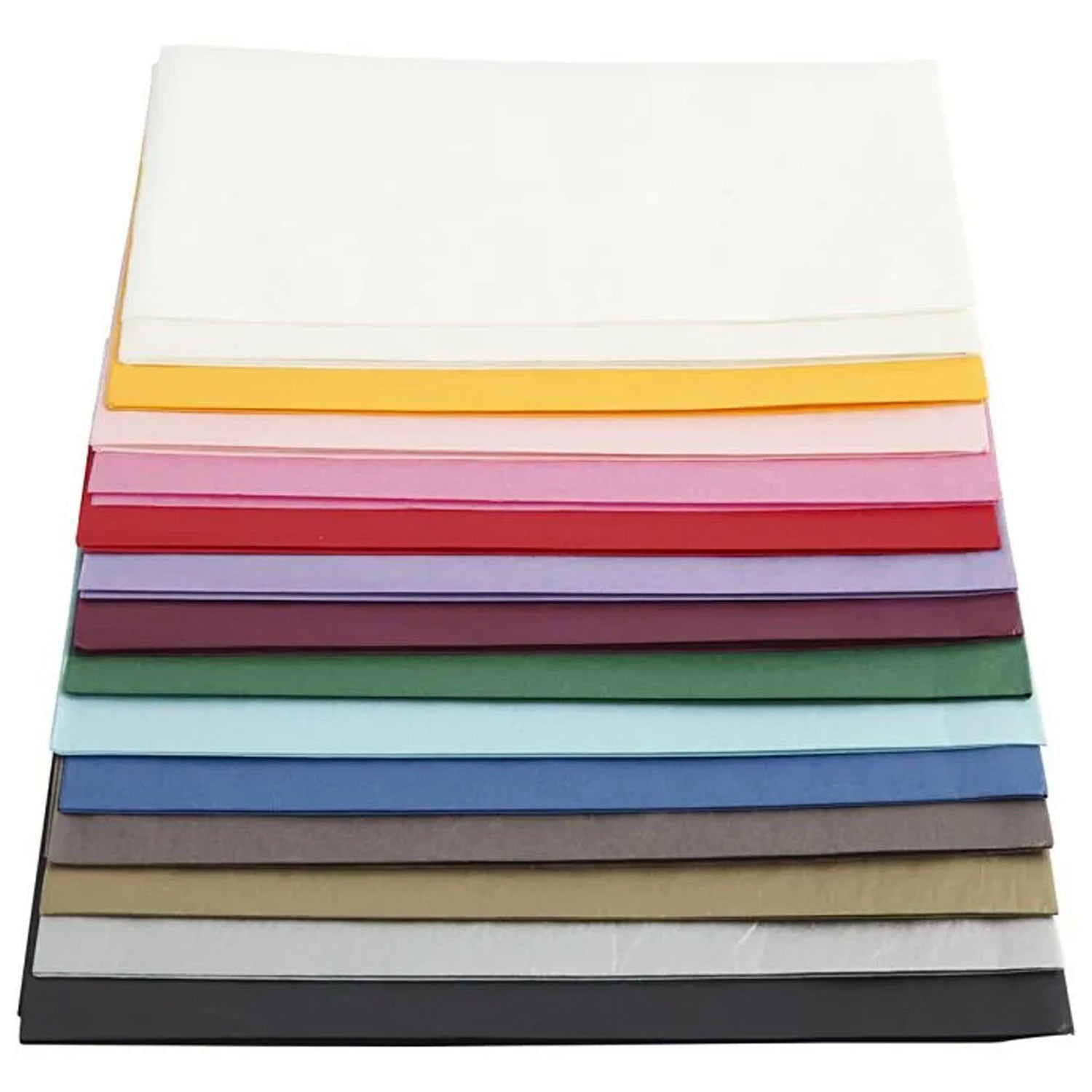Creativ company tissuepapier, vel 50x70 cm, 17 gr, diverse kleuren, 15x2 vel, 30 vel 1 doos
