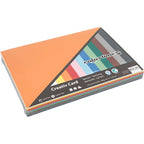 Colortime gekleurd karton, a4, vel 210x297 mm, 180 gr, diverse kleuren, 12x10 vel 1 doos