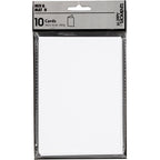Creativ company kaarten, afmeting kaart 10,5x15 cm, 220 gr, wit, 10 stuk 1 doos