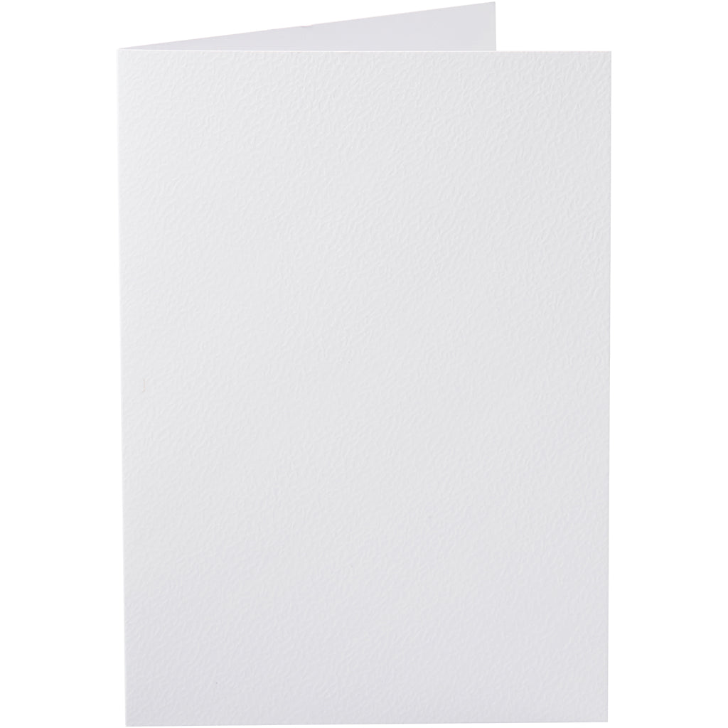 Creativ company kaarten, afmeting kaart 10,5x15 cm, 220 gr, wit, 10 stuk 1 doos