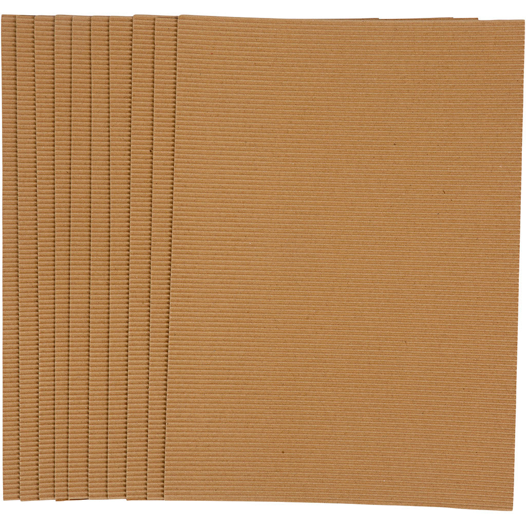 Creativ company ribbelkarton, vel 25x35 cm, 120 gr, 10 vel 1 doos