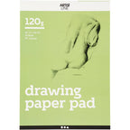 Creativ company tekenbord, a4, vel 210x297 mm, 120 gr, wit, 30 vel 1 stuk