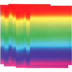 Creativ company regenboogpapier, a4, vel 210x297 mm, 180 gr, 10 vel 1 doos