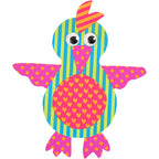 Creativ company bedrukt karton, a4, vel 210x297 mm, 250 gr, diverse kleuren, 20 div vellen 1 doos