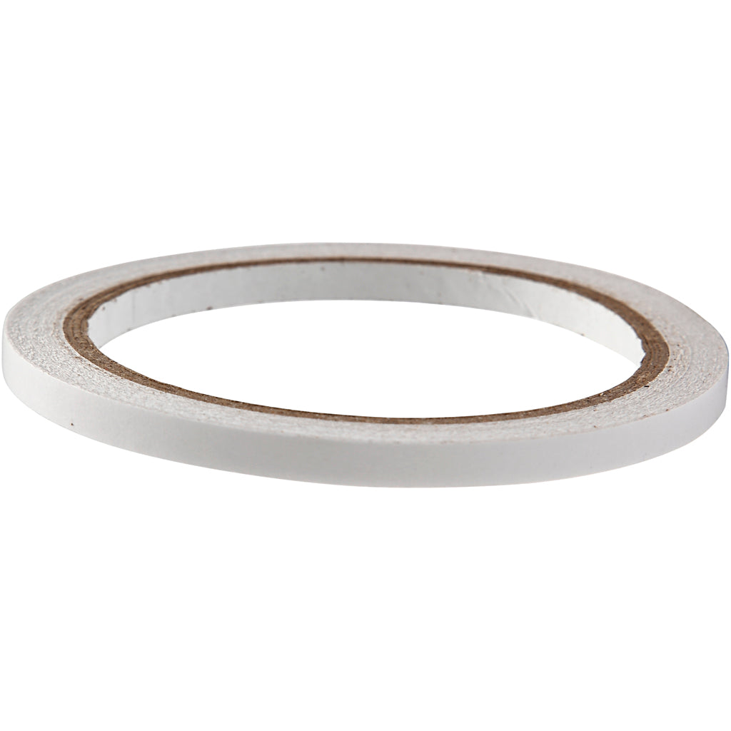 Creativ company dubbelzijdig plakband, b: 6 mm, 10 m 1 rol