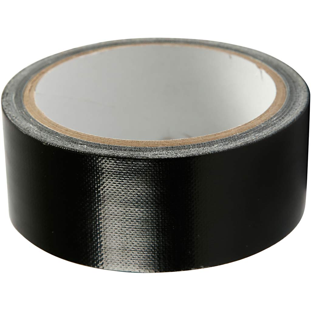 creativ company duct tape zwart, 25m