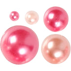 Creativ company halve plakparels roze 2-8mm, 140st.