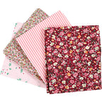 Creativ company patchwork stof roze 45x55cm, 4st.