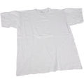 Creativ company t-shirt wit met ronde hals katoen, maat m