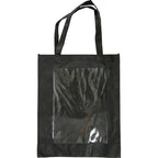 creativ company zwarte schoudertas met plastic voorkant