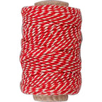 Creativ company katoenkoord rood wit, 50m