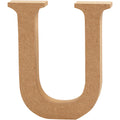 Creativ company letter u mdf 8cm, 1st.