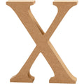 Creativ company letter x mdf 8cm, 1st.