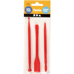 Creativ company boetseergereedschap rood, 3st.
