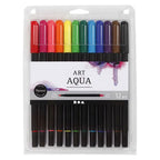 Creative company aquarel marker standaard kleuren, 12st.