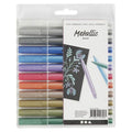 Creativ company metallic markers, 12st.