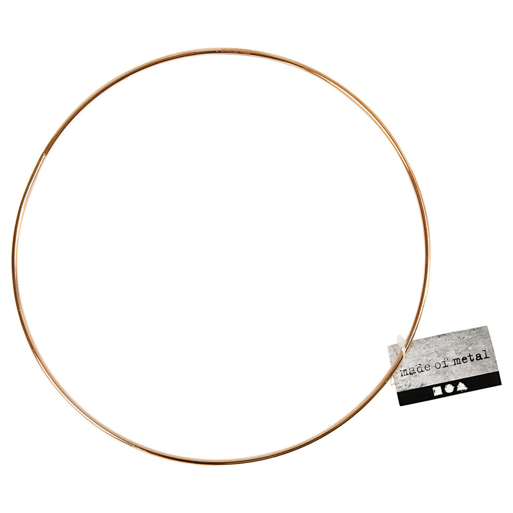 Creativ company metalen draadring goud, 20cm