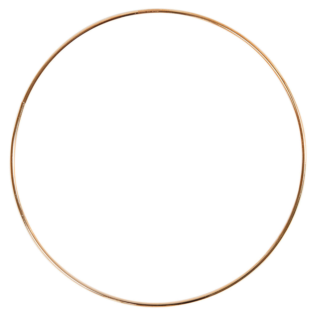 Creativ company metalen draadring goud, 20cm