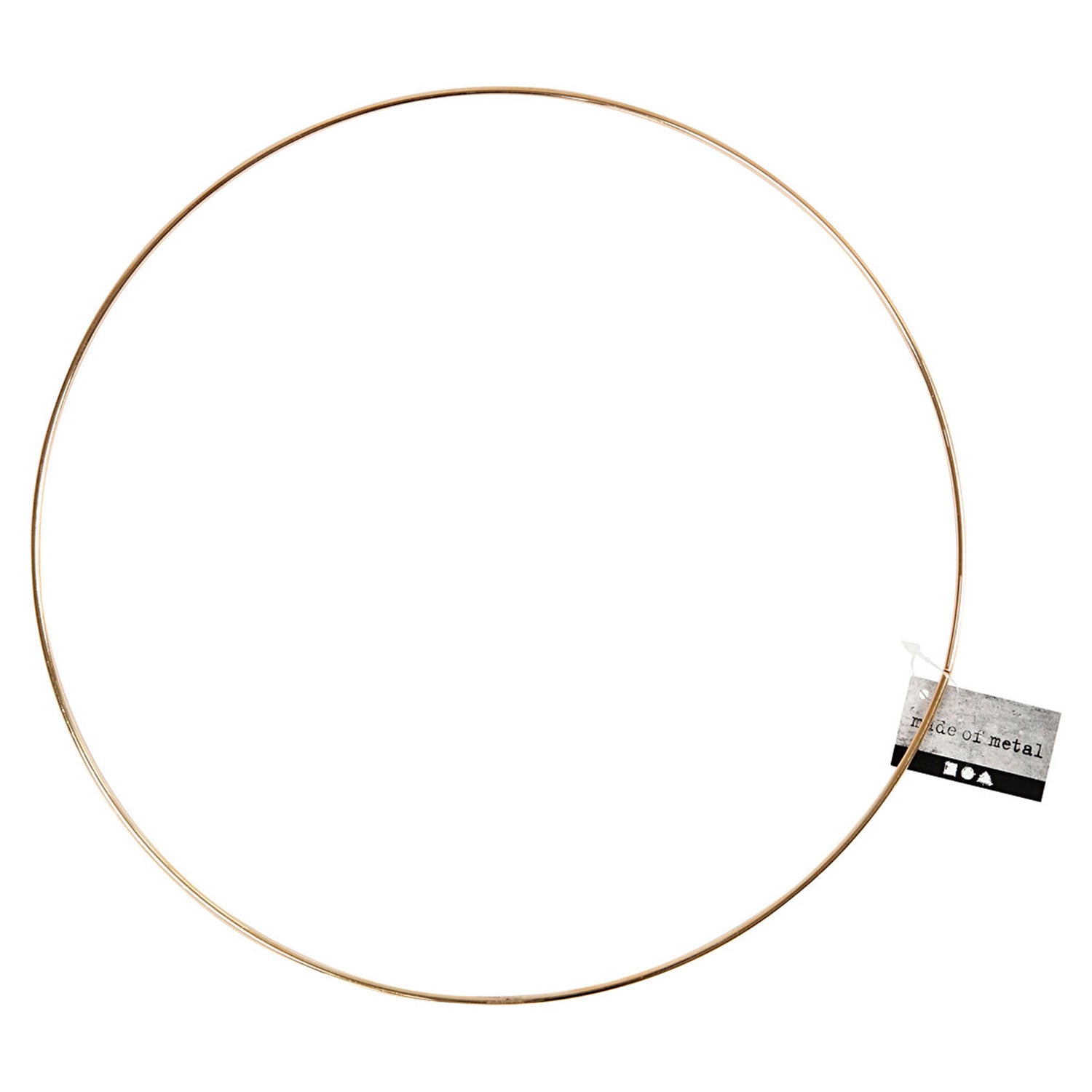 Creativ company metalen draadring goud, 30cm