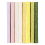 Creativ company crêpepapier, vel 25x60 cm, crêpe-verhouding: 180%, 105 gr, pastelkleuren, 8 vel 1 doos