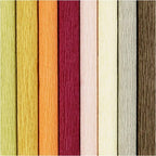 Creativ company crêpepapier, vel 25x60 cm, crêpe-verhouding: 180%, 105 gr, pastelkleuren, 8 vel 1 doos