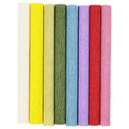 Creativ company crêpepapier, vel 25x60 cm, crêpe-verhouding: 180%, 105 gr, standaardkleuren, 8 vel 1 doos