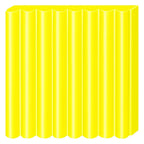 Fimo effect boetseerklei neon geel, 57gr