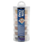 Creativ company silk clay, huidskleur, 6dlg.