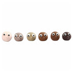 Creativ company silk clay, huidskleur, 6dlg.