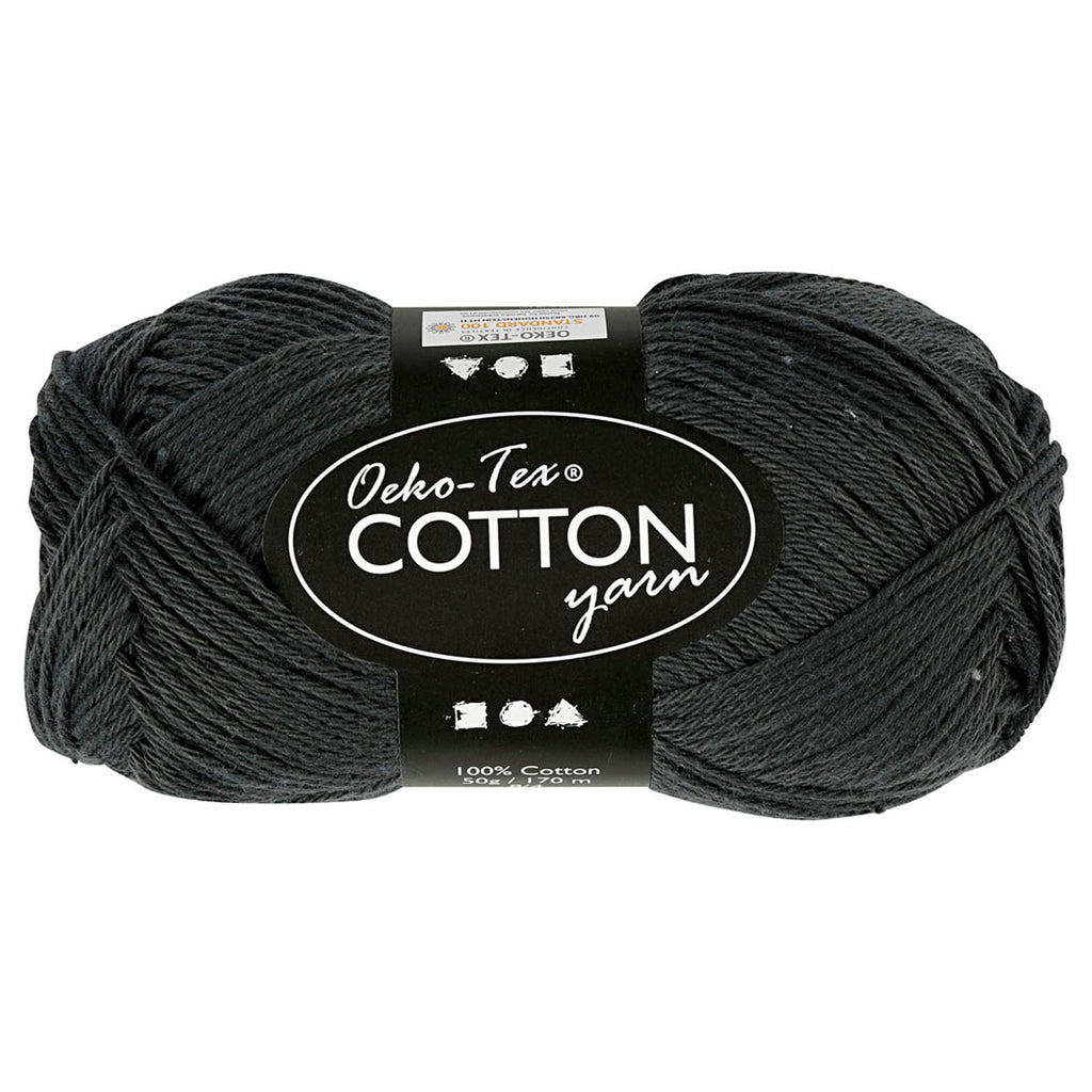 Creativ company katoengaren, antraciet, 50gr, 170m