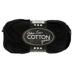 Creativ company katoengaren, zwart, 50gr, 170m