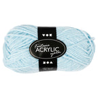 Creativ company acrylgaren, lichtblauw, 50gr, 80m