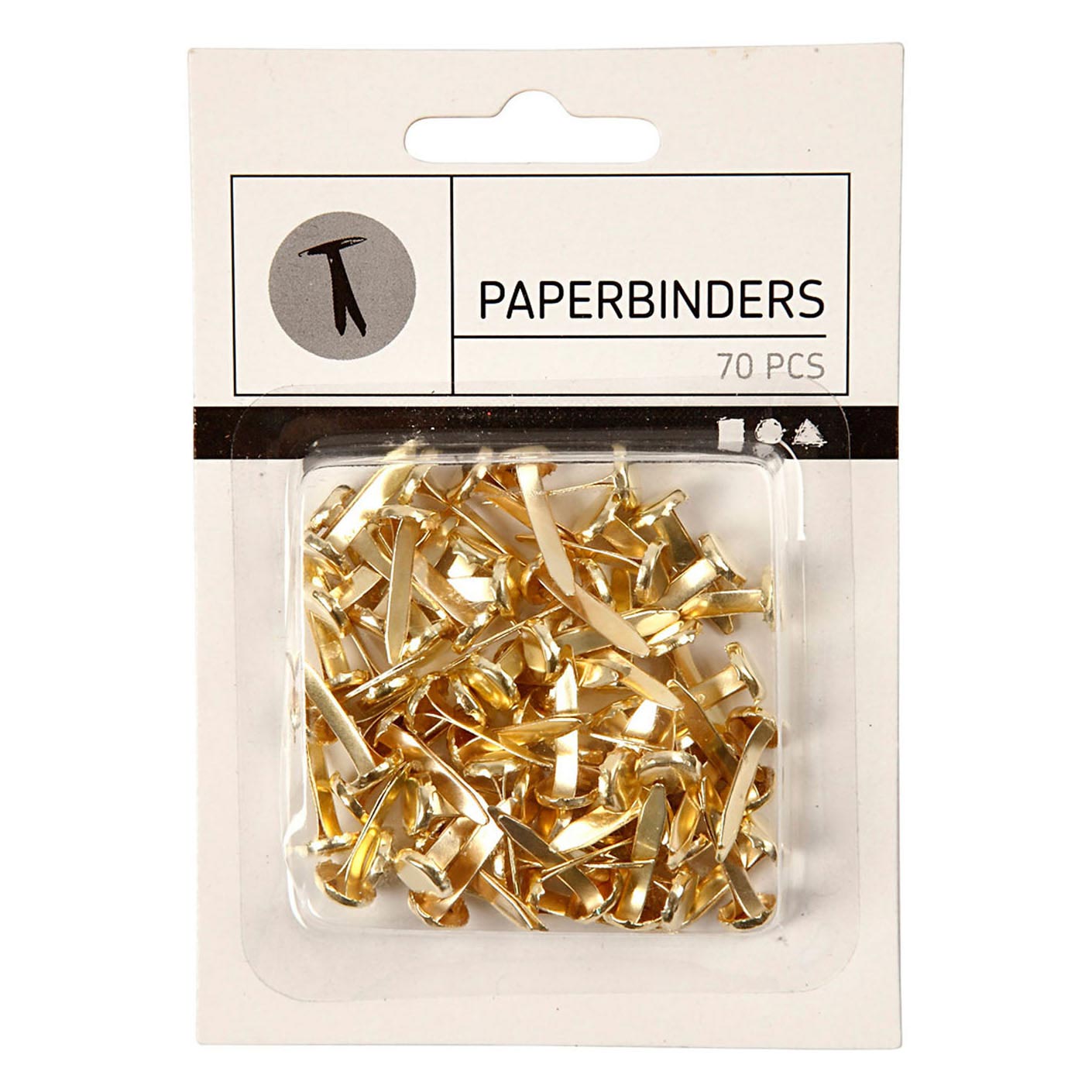 Creativ company splitpennen, l: 20 mm, goud, 70 stuk 1 doos