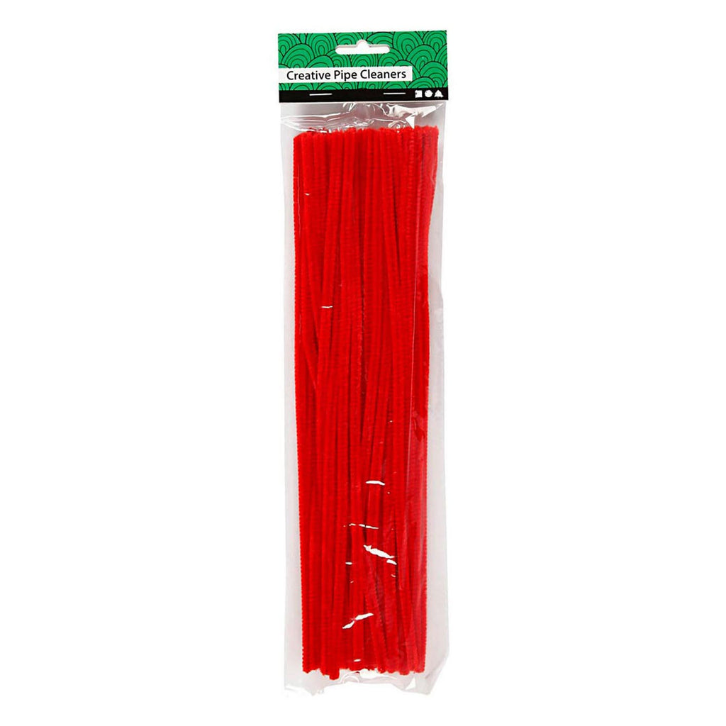 Creativ company chenille rood 30cm, 50st.