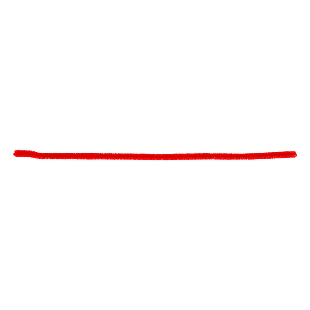 Creativ company chenille rood 30cm, 50st.