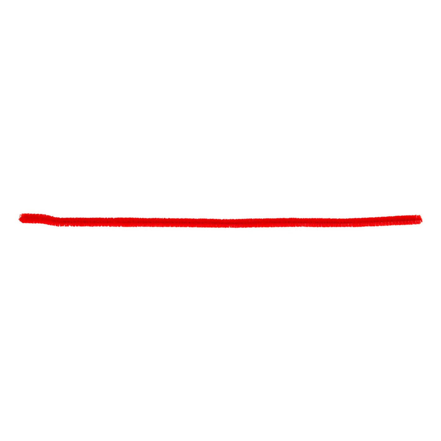 Creativ company chenille rood 30cm, 50st.