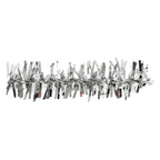 Creativ company chenille zilver 30cm, 24st.