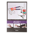 Creativ company krimpfolie transparant glans 20x30cm, 10st.