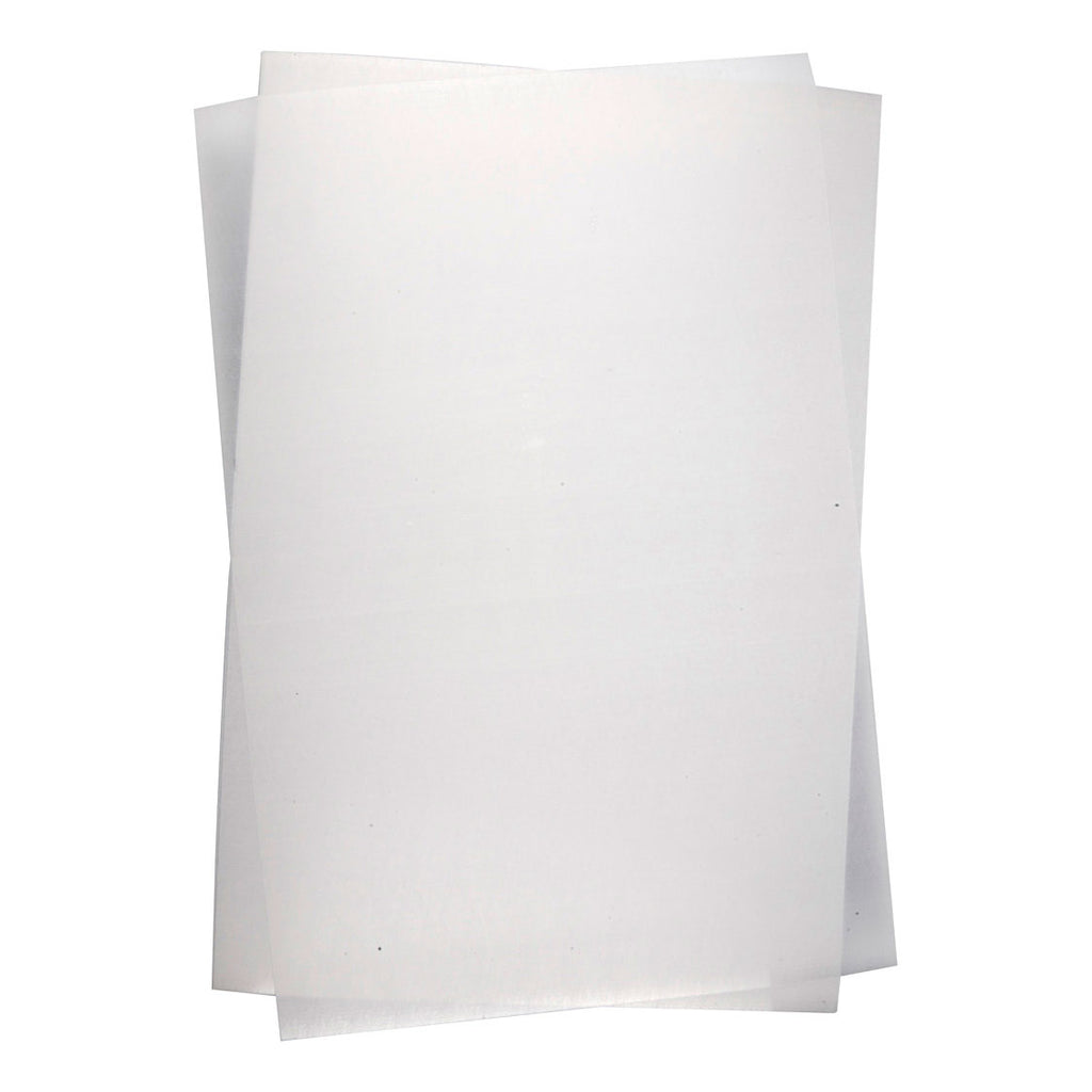 Creativ company krimpfolie transparant glans 20x30cm, 10st.