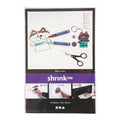 Creativ company vellen krimpfolie mat wit 20x30, 10st.