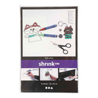 Creativ company vellen krimpfolie mat wit 20x30, 10st.