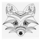 Creativ company vellen krimpfolie met motieven wilde dieren, 4st.