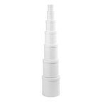 Creativ company ronde dozen wit, 7st.