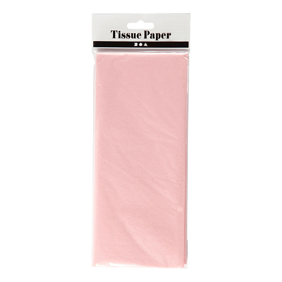 Tissuepapier, vel 50x70 cm, 17 gr, lichtroze, 10 vel 1 doos