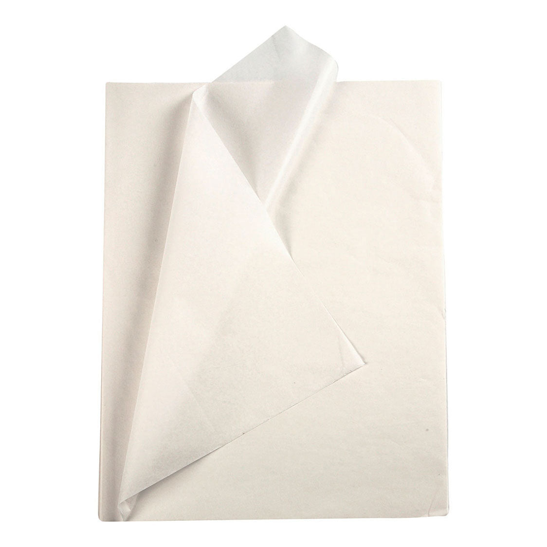 Creativ company tissuepapier, vel 50x70 cm, 17 gr, wit, 10 vel 1 doos